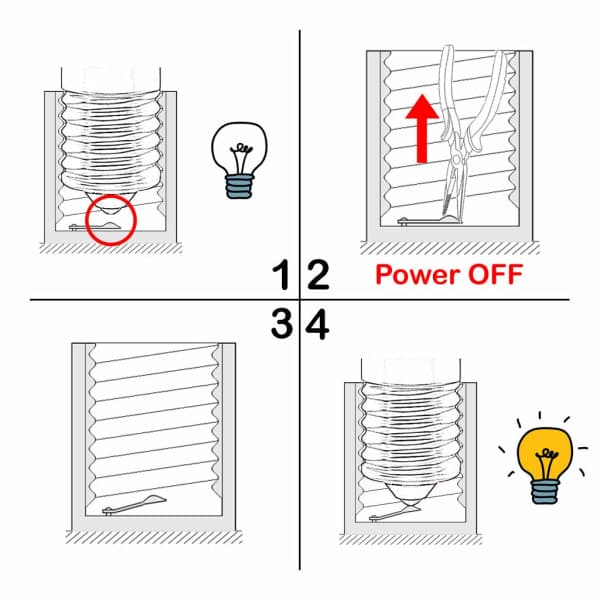 E14 LED-lampor, 5W (motsvarande 50W) Varmvitt 3000K 6 st