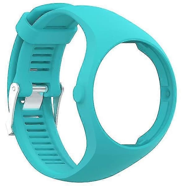 Silikoninen urheiluranneke Polar M200 -kelloon Mint Green