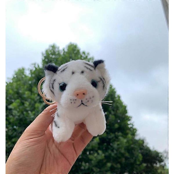 Stykker Plys Nøglering Udstoppede Dyr Tiger