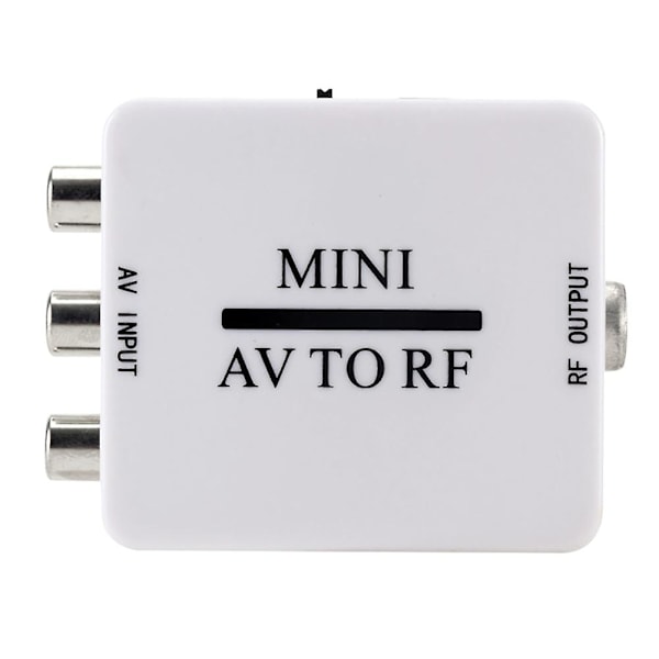 AV till RF-omvandlare med RF 67,25 MHz 61,25 MHz frekvens för TV VHS DVD
