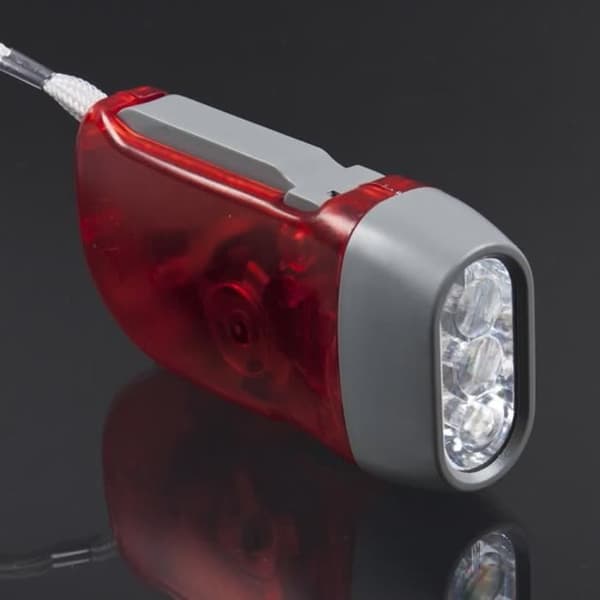 hånddrevet dynamolygte, håndpresse håndsving, likviderende lommelygte, campinglampe