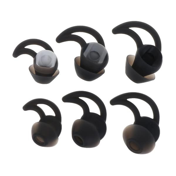 Silikon In-Ear øretelefoner øreputer for Bose QC20 QC30 ørekrok støyisolasjon