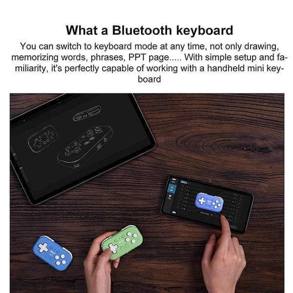 8Bitdo Micro Bluetooth-kontroller Blue