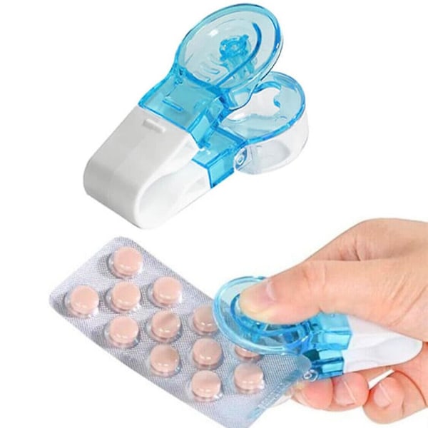 1-5 stk Bærbar Pillefjerner Tabletter Pille Blisterpakkeåpner Hjelp 5pcs