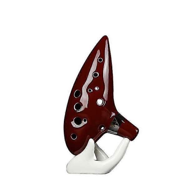 Ocarina Keramisk Alto Legend of Zelda Fløjte Instrument Dark Blue