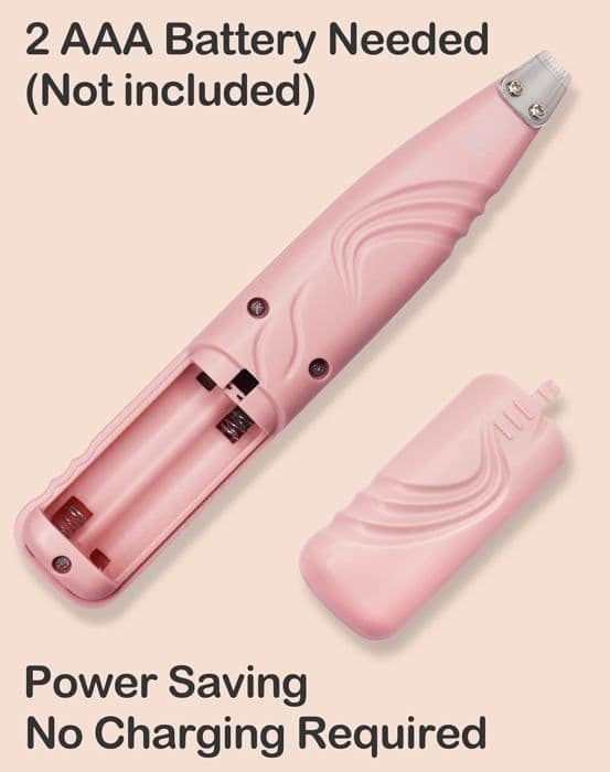 Hunde poteklippere til pleje, trådløse elektriske klippere til små kæledyr (pink)
