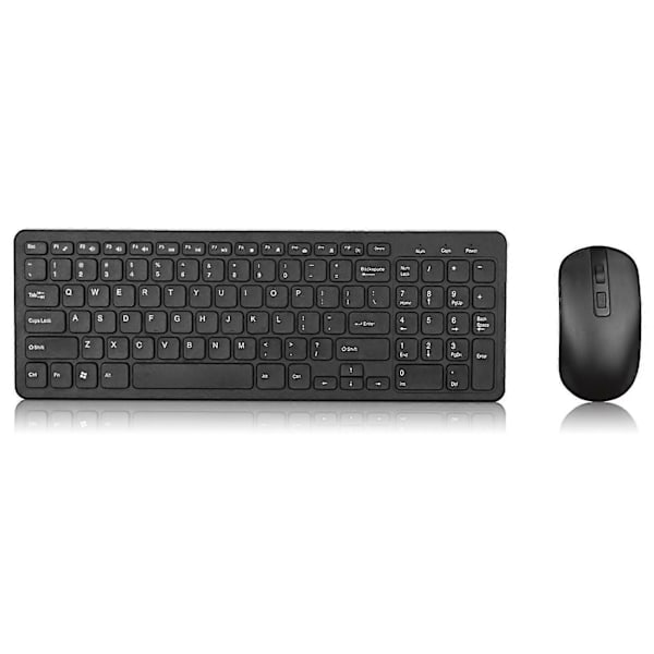GKM520 Trådlöst tangentbord och mus-set för bärbar dator Black