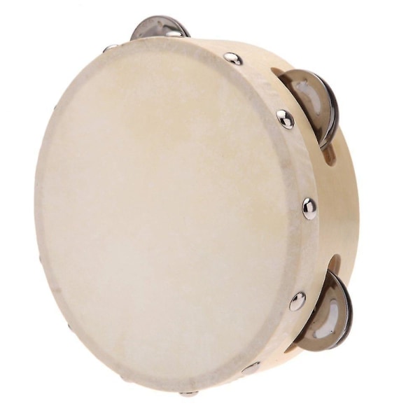 Srbtv-6in hånd tamburin tromme metal jingler percussion musiklegetøj til Ktv fest børnespil