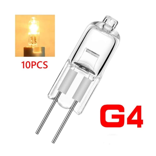 10 halogeenilamppua kapselilamput G4-12V-10W