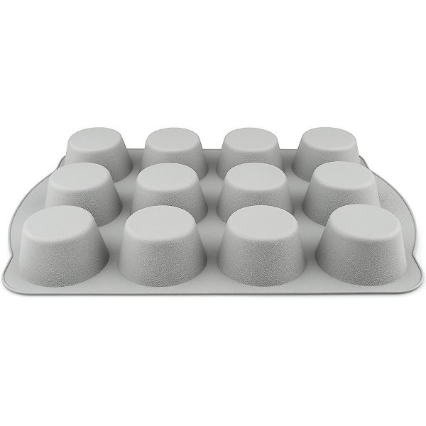 Mukavuus 12 Muffin Muotti Silikoni Kahvalla - Muotti Muffineille