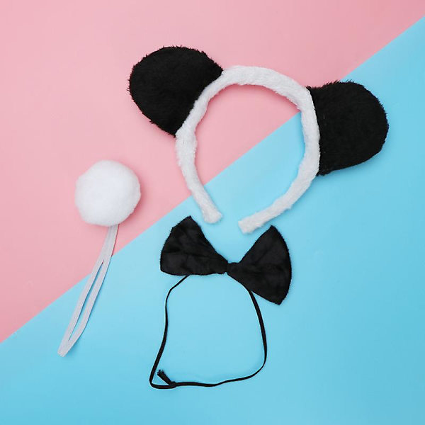 3 stk. Sjove Panda Haler