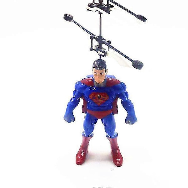 Legetøjs Induktionsflyvende Helikopter Speed Drone Legetøj BLÅ COD KK5555-God Superman