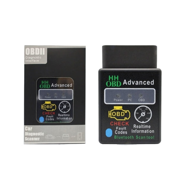 OBD2 Bluetooth-kompatibel diagnostisk scanners kode læser bil auto Odb2 OBD II diagnostisk scanningsværktøj til kontrolmotor