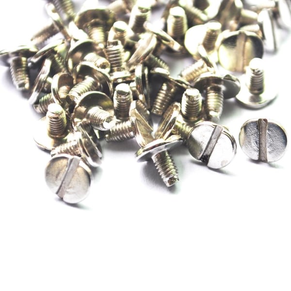 100 st/set 9,5 mm nitar spikar skruvback kon studs punk stil