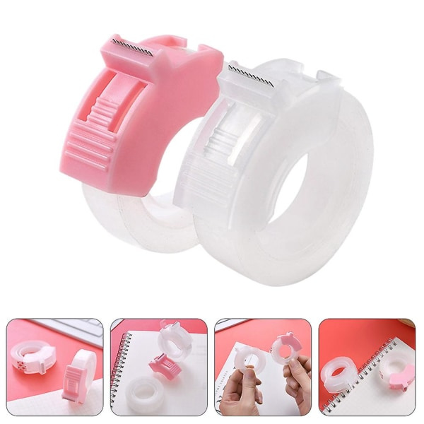 2 sæt mini tape dispenser i plast