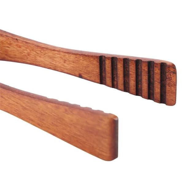 Tång - Trä - Halkfri - Värmebeständig - 26,5 cm