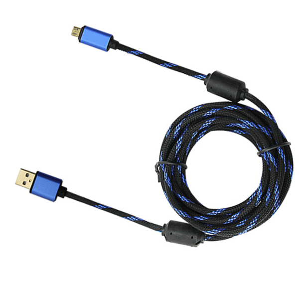 3M Micro USB-laddningskabel för extra lång spel laddningskabel för Xbox One-kontroller Power Charge Cor
