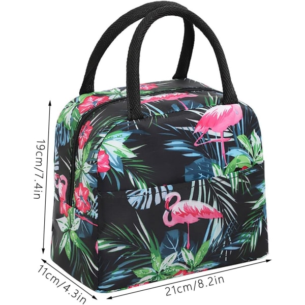Lunch Bag Tote Bag Wide Open Insulated Cooler Bag Water-Resistant Thermal Leak-Proof Lunch Organizer för män flickor barn utomhus picknick arbete…