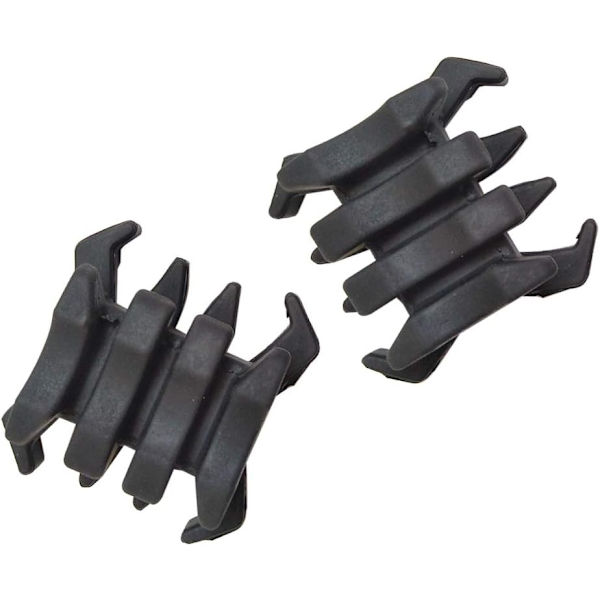 1 par bueskydning krabbe compound bue stabilisator gummi bue vibration lemmer dæmper dæmpning udendørs jagt skydning (sort)