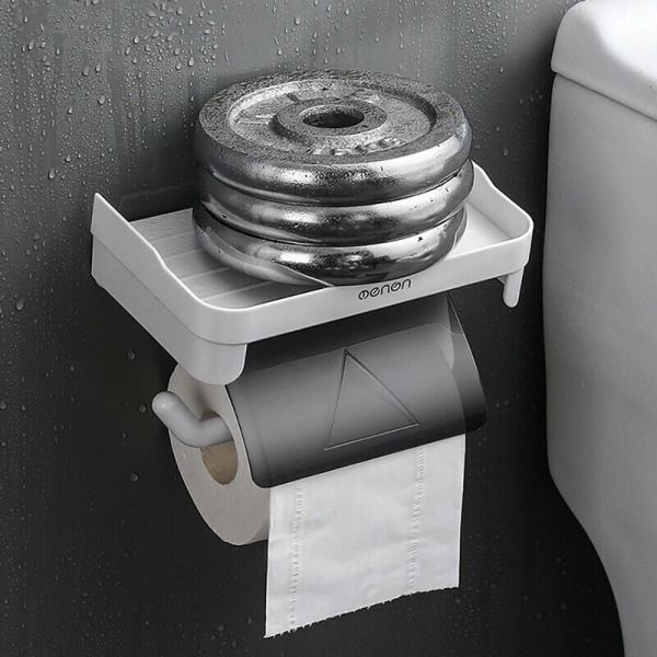 WC-paperitelineen säilytysteline Grey