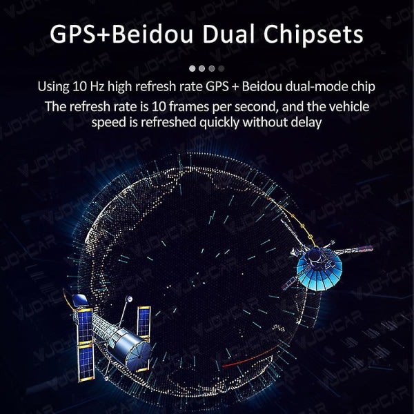 Den nyeste GPS Hud digitale speedometeren Plug And Play Alle biler Stor skrift Kmh Mph Biltilbehør