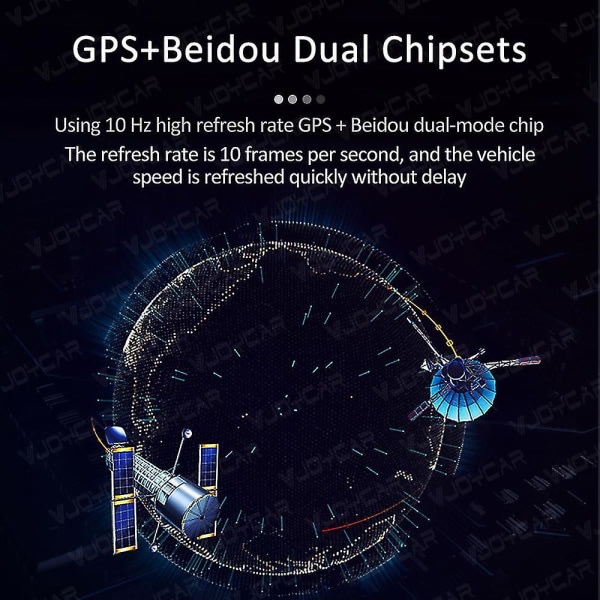 Den senaste GPS Hud Digital Speedometer Plug And Play Alla biltillbehör med stort teckensnitt kmh mph