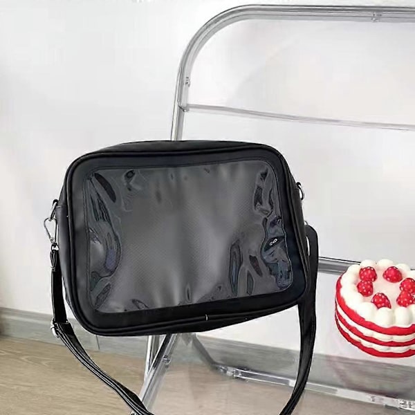 Dam Crossbody Bag i Japansk Stil, Tonårs Ita Bag, Flickor-Lolita Axelväska Ins Pink