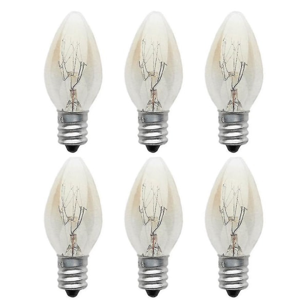 10 stk. E12 pære 220v-240v 10w C7 pære varm hvid glødetrådspære/wolframpære levende lys