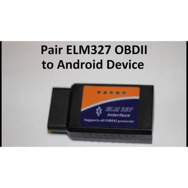 OBDII-skanner - ELM327 - Bluetooth - Universal - Svart - Motordiagnostikk