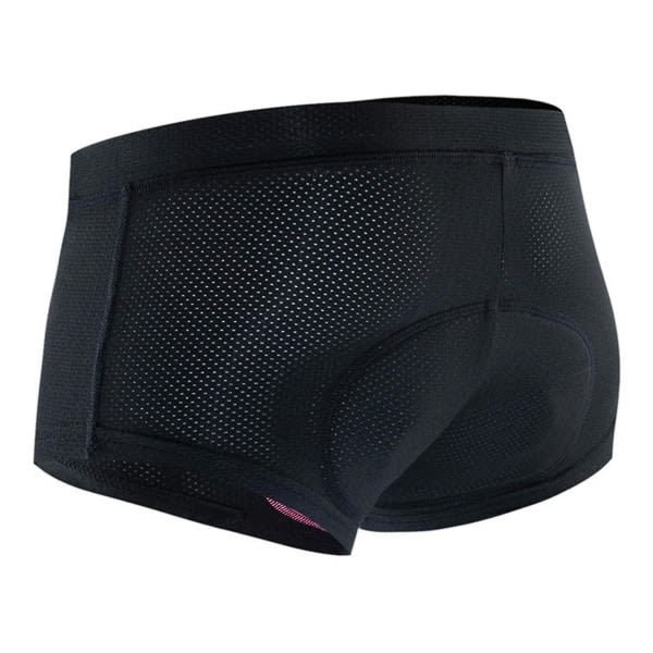 Dames cykelundertøj sportsmønster shorts stram cykel sh sort M Black M