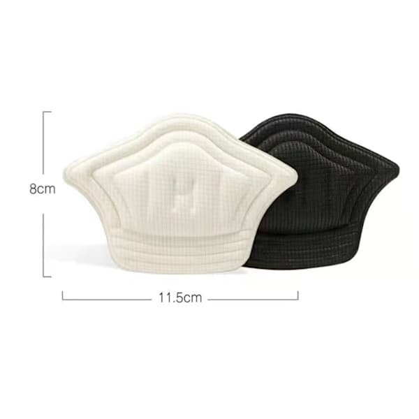 Hælinnlegg - Skoinnlegg - Myke og effektive - 1 par white