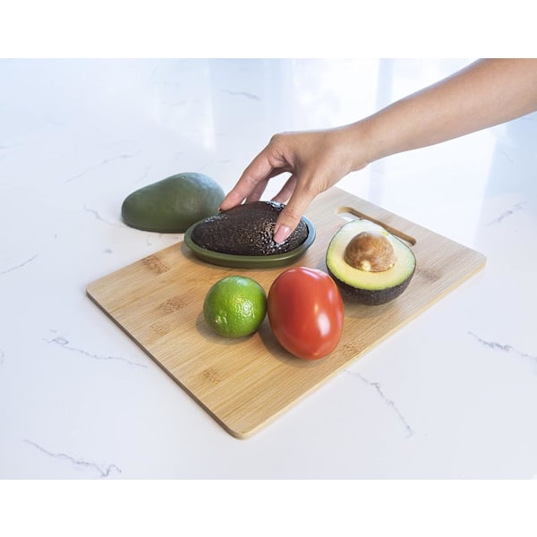 Avocado Opbevaringsbeholder, Plastik, Grøn