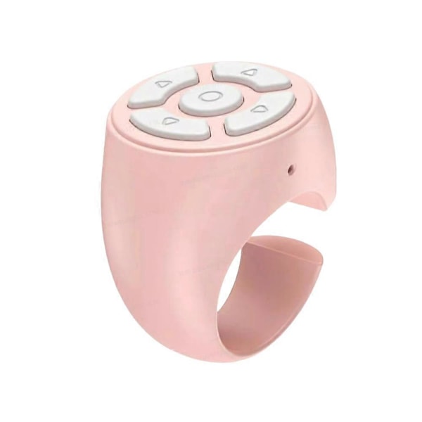 Fingertip Trådløs Bluetooth Fjernbetjening, Rullefjernbetjening Sideomdrejning pink C