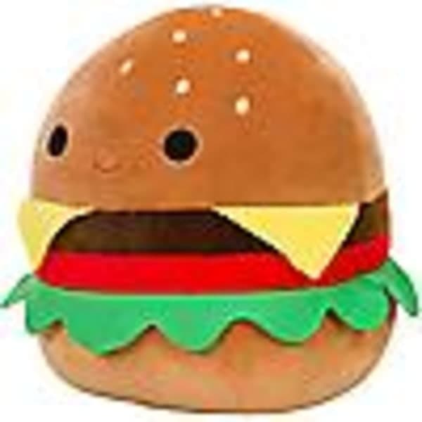 Stor 16\" Cheeseburger - Plys - Blødt Tøjdyr - Perfekt Gave til Børn