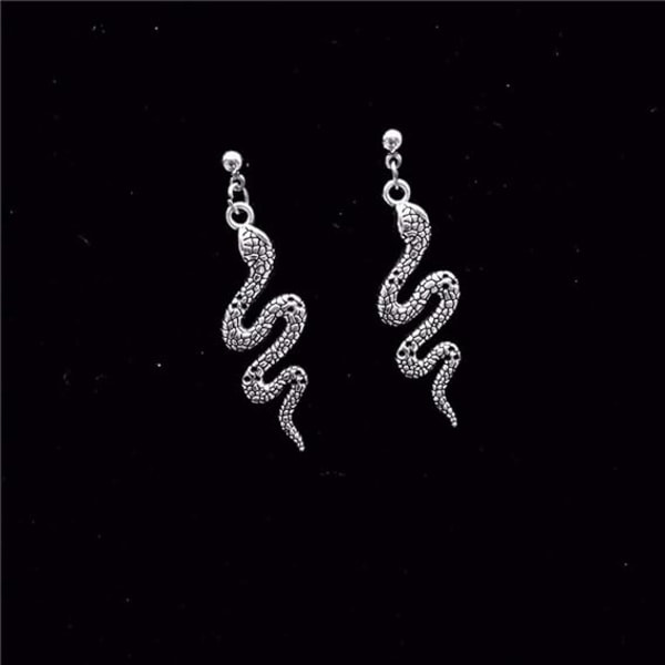 20 st Alloy Snake Charms Antik Metall Snake Charm Ormformade hängen