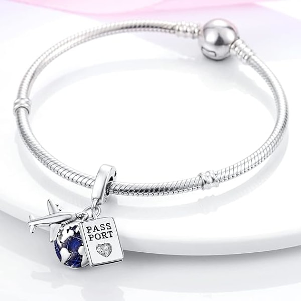 925 Sterling Sølv Charms til Armbånd og Halskæder Dingle Vedhæng Perler Charms Smykker Charm til Kvinder Mor