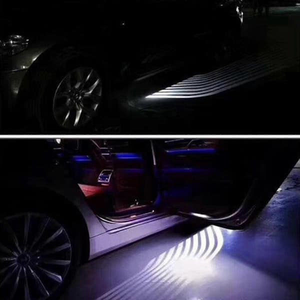 USB LED Bildørlys Courtesy Projektor Engel Vinger Velkomst Skygge Lamper 2 stk