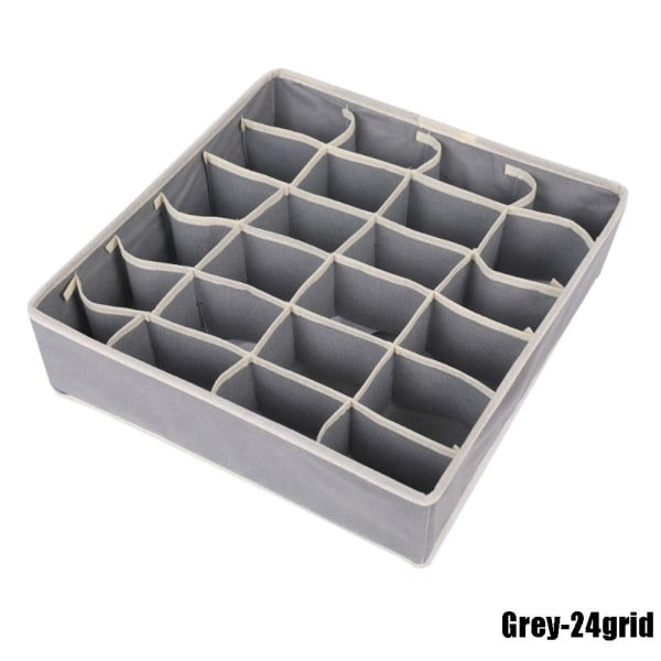 Underkläder Förvaringslåda Strumpor Förvaringsväska 24 grid(1PC)