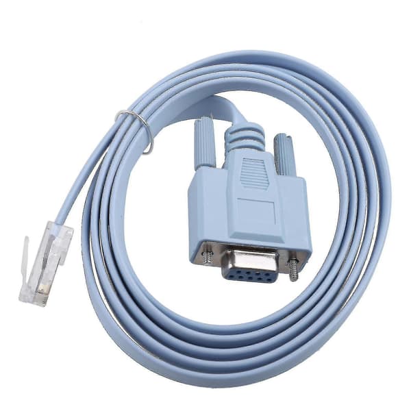 1,5 m/59\"\" Db-9 til Rj45 konsolkabel Cisco enhedsstyring seriel adapter