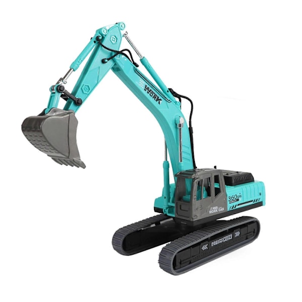 Barnleksak Bil Grävmaskin Modell Leksak Byggbil Leksak Bil Simulerings Ornament Grävmaskin Bygg Diecast Set 241228 SB