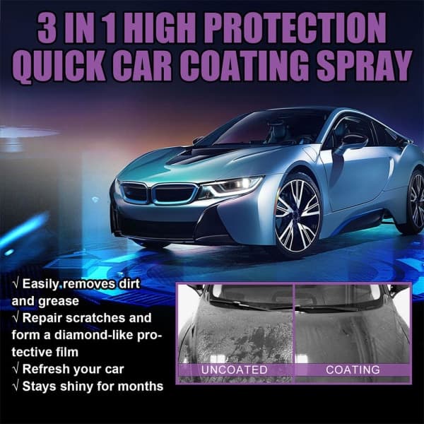 3 i 1 100ML Bil Hög Skydd Snabb Beläggning Keramisk Beläggning Spray