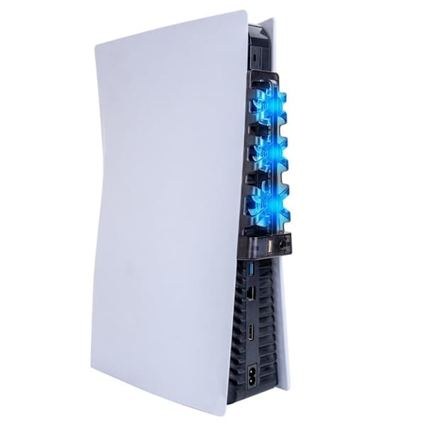 Kjølevifte for PS5 Disc & Digital Edition-konsoll USB 3.0-port