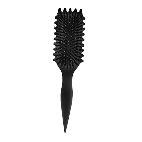 Muotoutusharja, Takkujen Avatusharja Hiuksille, Muotoutusharja Kammat, Naisille ja Miehille, Kosteille Paksuille tai Kiharille Hiuksille, Kauniit ja Kiiltävät Kiharat Black 7.28inch