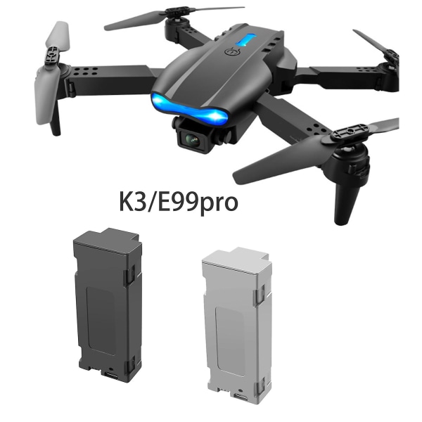 1800mah batteri for E99 K3 Pro kamera Wifi Fpv hinderunng unngåelse Quadcopter