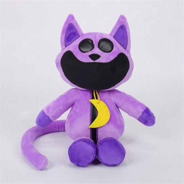 New Smiling Critters Plush Toy, Funny Smiling Critters Pillow,Smiling Critters Plush Catnap Plush Favors Preferred Gifts [DB] Purple