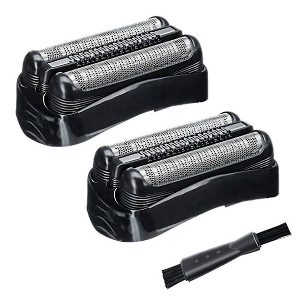 2 stk. 21b barbermaskine udskiftningshoved, egnet til 21B Braun barbermaskine S3-serie klinge net 3010s3020s300s3000s tilbehør net dæksel