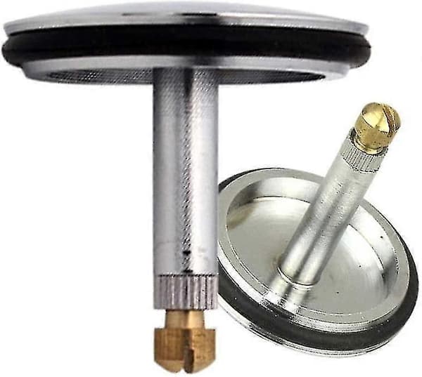 Andet Tilbehør til Vask Udskiftning Justerbar Badekarsprop til Vask med 8 mm Stilk og 43,5 mm Diameter Dæksel (sølv) Scrollsqy Brown XL