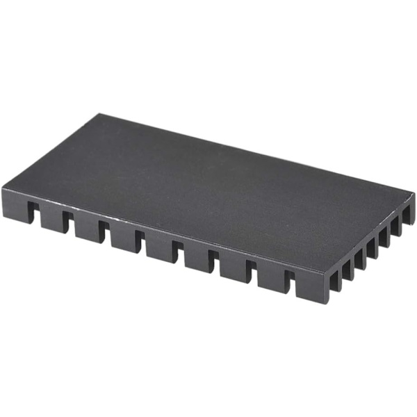 Elektroniska element kylfläns för MOS GPU IC Chip Svart 50 x 25 x 5 mm 4 st