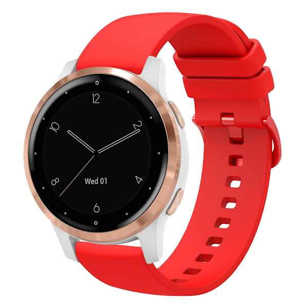 Silikonarmband för Garmin Vivoactive 4s Red