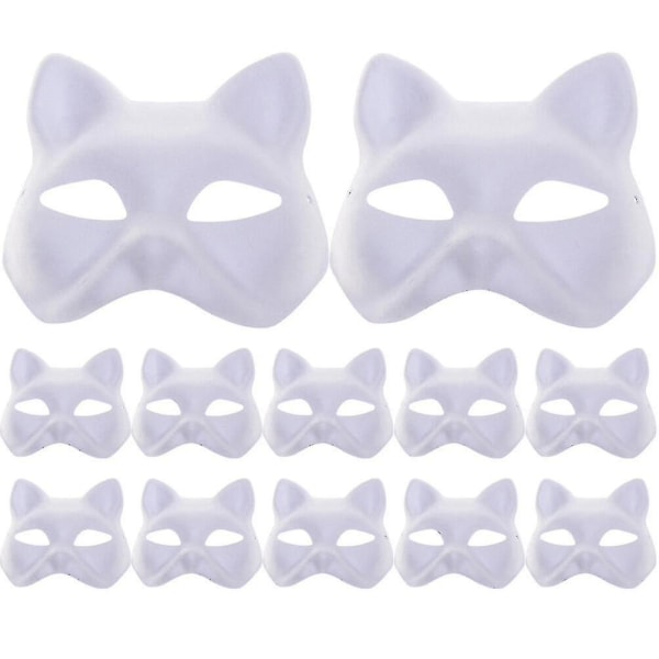 12 stk Cat Mask Mask Prop Sta Performance Blank Mask